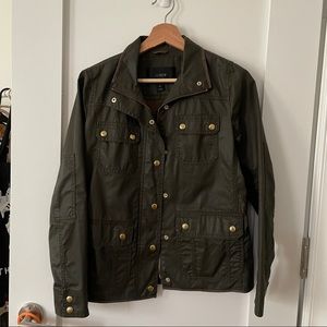 J. Crew classic green Field Jacket (reg XS)